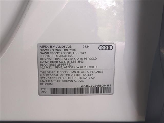 new 2024 Audi SQ8 car, priced at $89,488