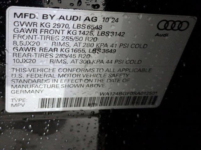 new 2025 Audi Q6 e-tron car, priced at $75,750