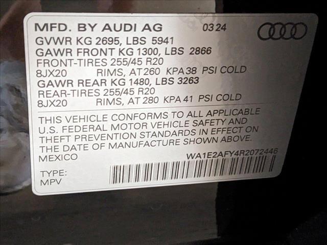 new 2024 Audi Q5 car, priced at $70,395