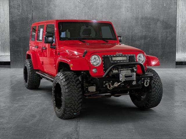 used 2016 Jeep Wrangler Unlimited car, priced at $23,727