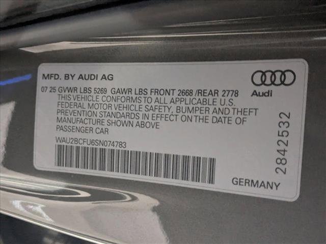 new 2025 Audi A5 car, priced at $57,575