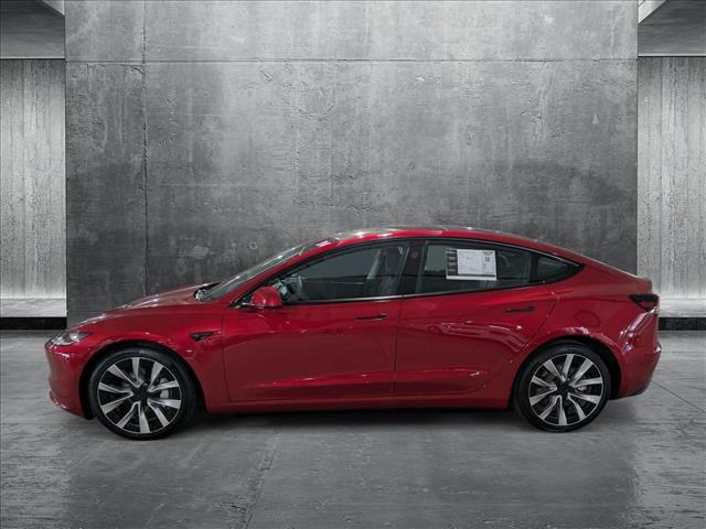 used 2024 Tesla Model 3 car, priced at $36,912