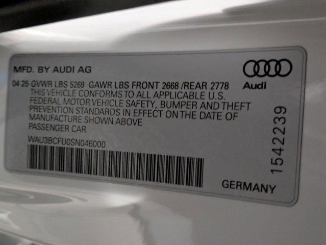 new 2025 Audi A5 car, priced at $58,675
