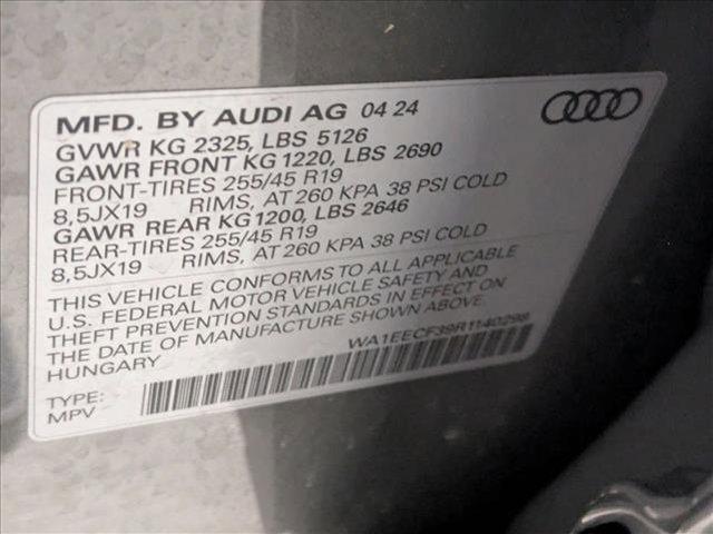 used 2024 Audi Q3 car, priced at $37,904