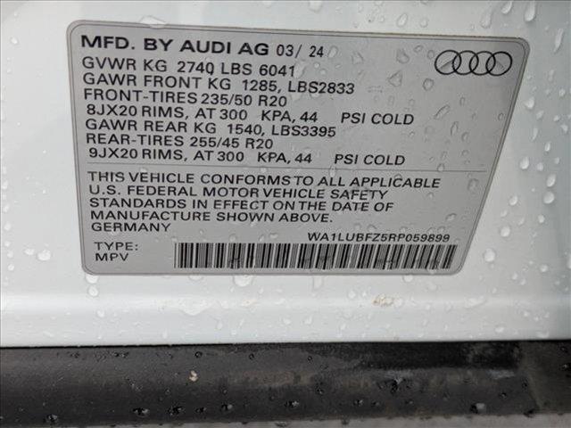 new 2024 Audi Q4 e-tron car, priced at $52,488