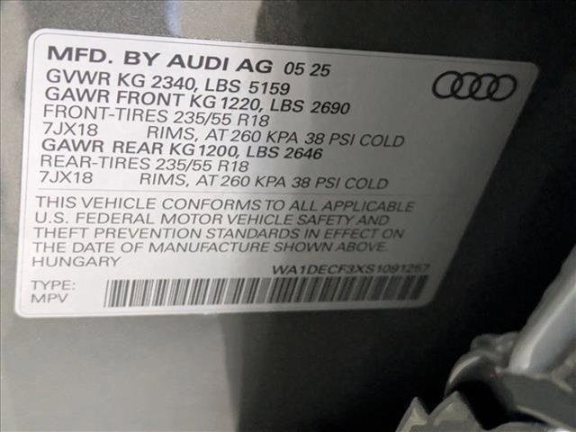 new 2025 Audi Q3 car, priced at $44,060