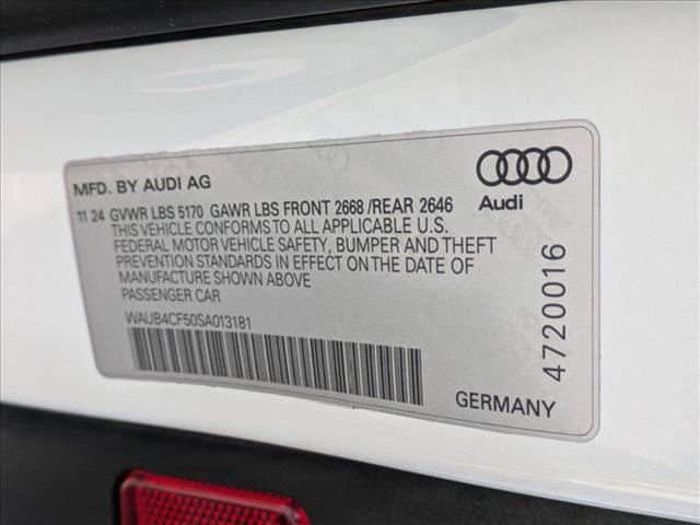 new 2025 Audi S5 car, priced at $75,160