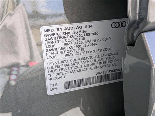 new 2025 Audi Q3 car, priced at $45,200