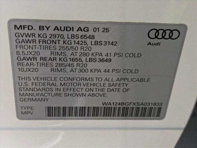 new 2025 Audi Q6 e-tron car, priced at $75,840