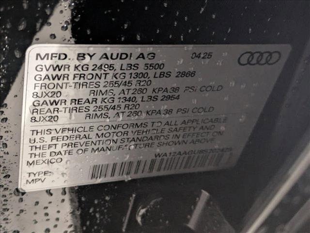 new 2025 Audi Q5 car, priced at $61,950