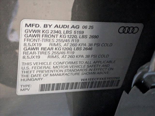 new 2025 Audi Q3 car, priced at $47,200