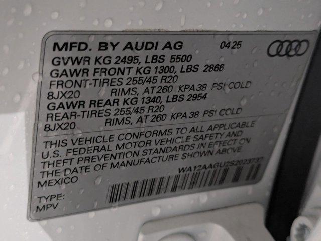 new 2025 Audi Q5 car, priced at $60,975