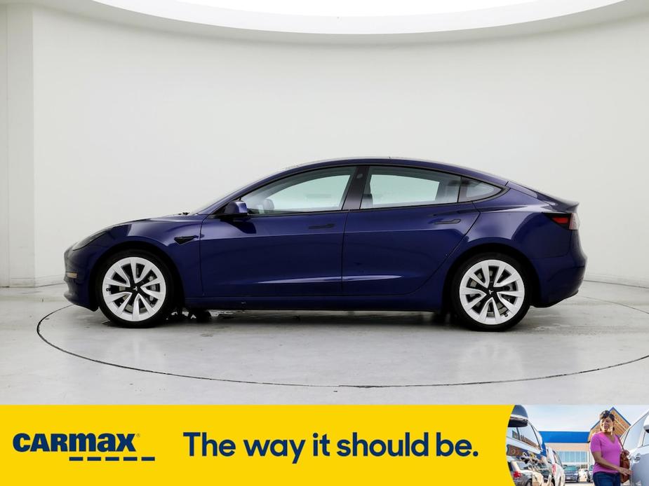 used 2022 Tesla Model 3 car, priced at $31,998