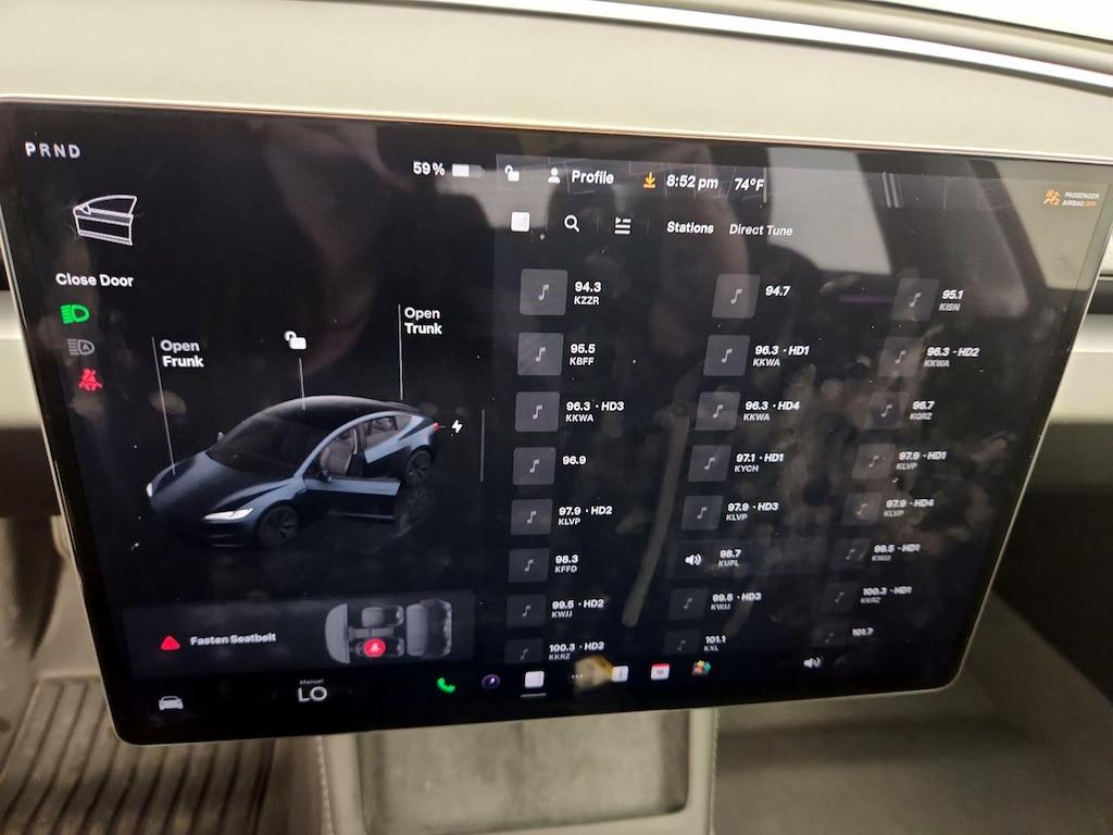 used 2024 Tesla Model 3 car, priced at $35,998