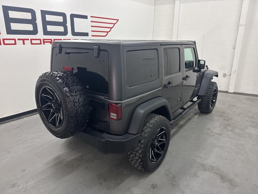 used 2018 Jeep Wrangler JK Unlimited car, priced at $19,500