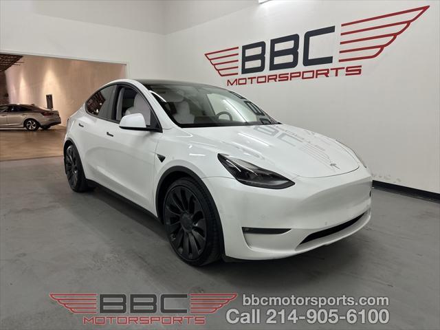 used 2021 Tesla Model Y car, priced at $30,500