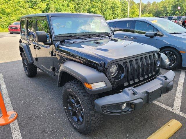 used 2021 Jeep Wrangler Unlimited car, priced at $32,700