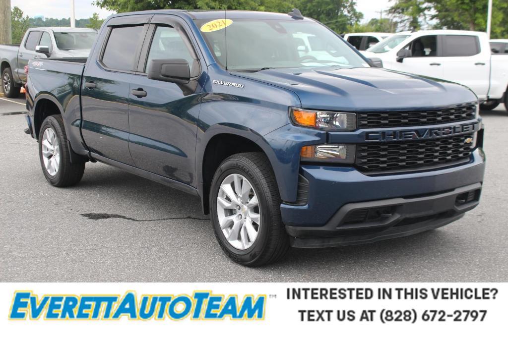 used 2021 Chevrolet Silverado 1500 car, priced at $21,000