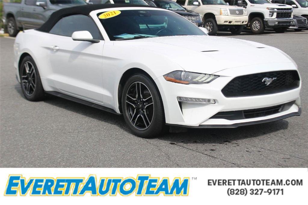 used 2021 Ford Mustang car, priced at $19,000