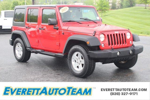 used 2015 Jeep Wrangler Unlimited car, priced at $19,000