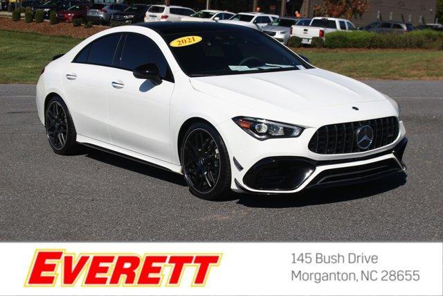 used 2021 Mercedes-Benz AMG CLA 45 car, priced at $45,700