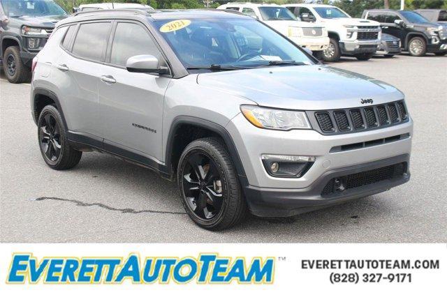 used 2021 Jeep Compass car, priced at $18,000