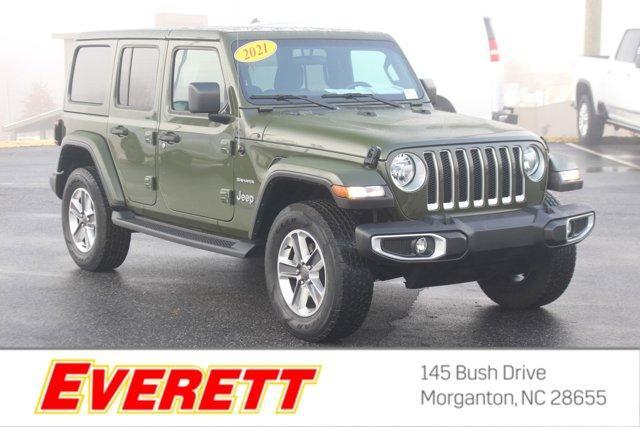 used 2021 Jeep Wrangler Unlimited car, priced at $34,500