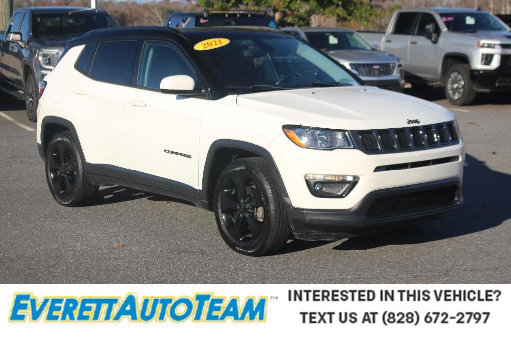 used 2021 Jeep Compass car, priced at $20,000