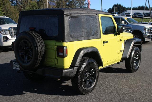 used 2022 Jeep Wrangler car, priced at $25,500