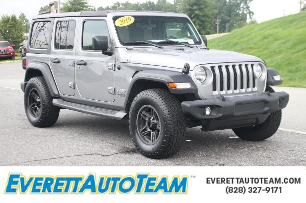 used 2019 Jeep Wrangler Unlimited car, priced at $22,500