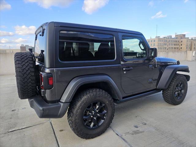 used 2021 Jeep Wrangler car, priced at $21,995