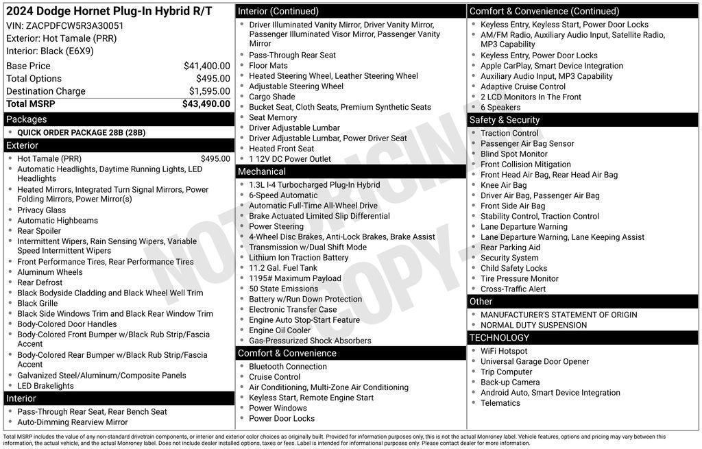 used 2024 Dodge Hornet car, priced at $23,247