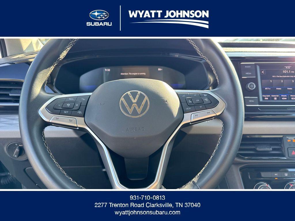 used 2024 Volkswagen Taos car, priced at $18,421