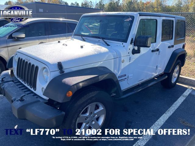 used 2016 Jeep Wrangler Unlimited car, priced at $23,532