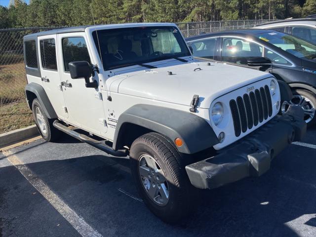 used 2016 Jeep Wrangler Unlimited car, priced at $23,532