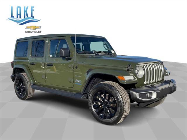 used 2021 Jeep Wrangler Unlimited 4xe car, priced at $33,978