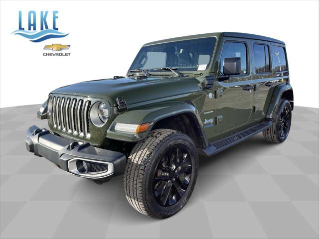 used 2021 Jeep Wrangler Unlimited 4xe car, priced at $33,978