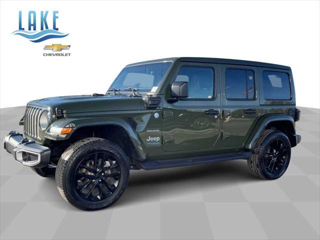 used 2021 Jeep Wrangler Unlimited 4xe car, priced at $33,978