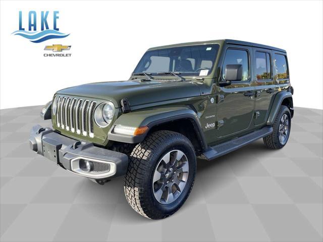 used 2021 Jeep Wrangler Unlimited car, priced at $34,386