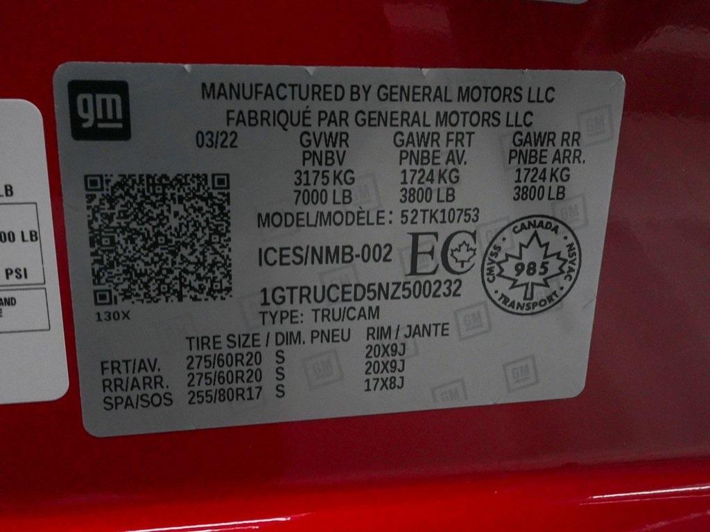 used 2022 GMC Sierra 1500 car, priced at $43,450