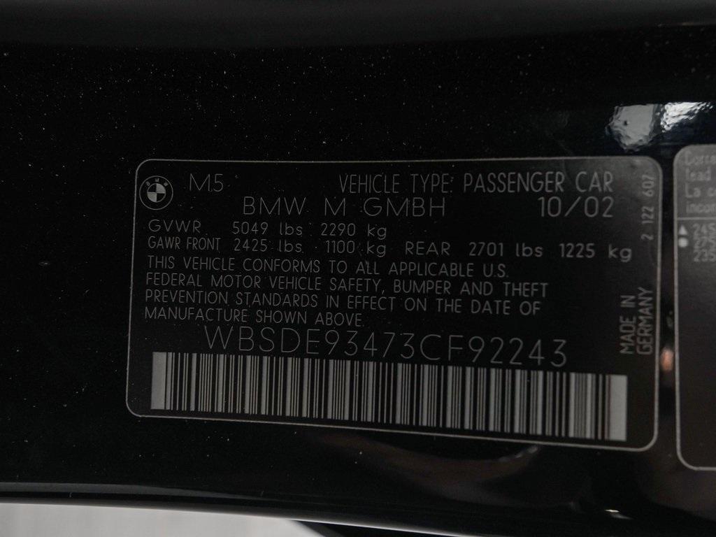 used 2003 BMW M5 car, priced at $48,990