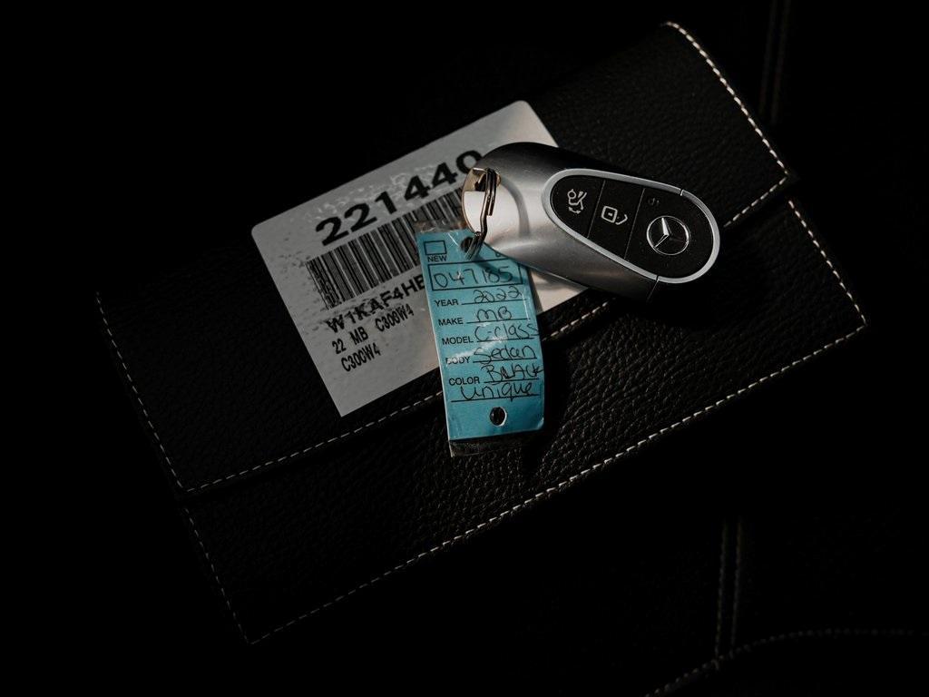 used 2022 Mercedes-Benz C-Class car, priced at $30,450