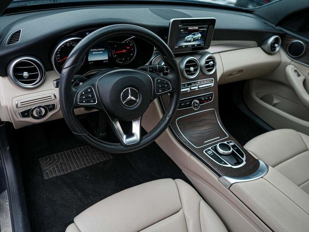 used 2018 Mercedes-Benz C-Class car, priced at $14,990