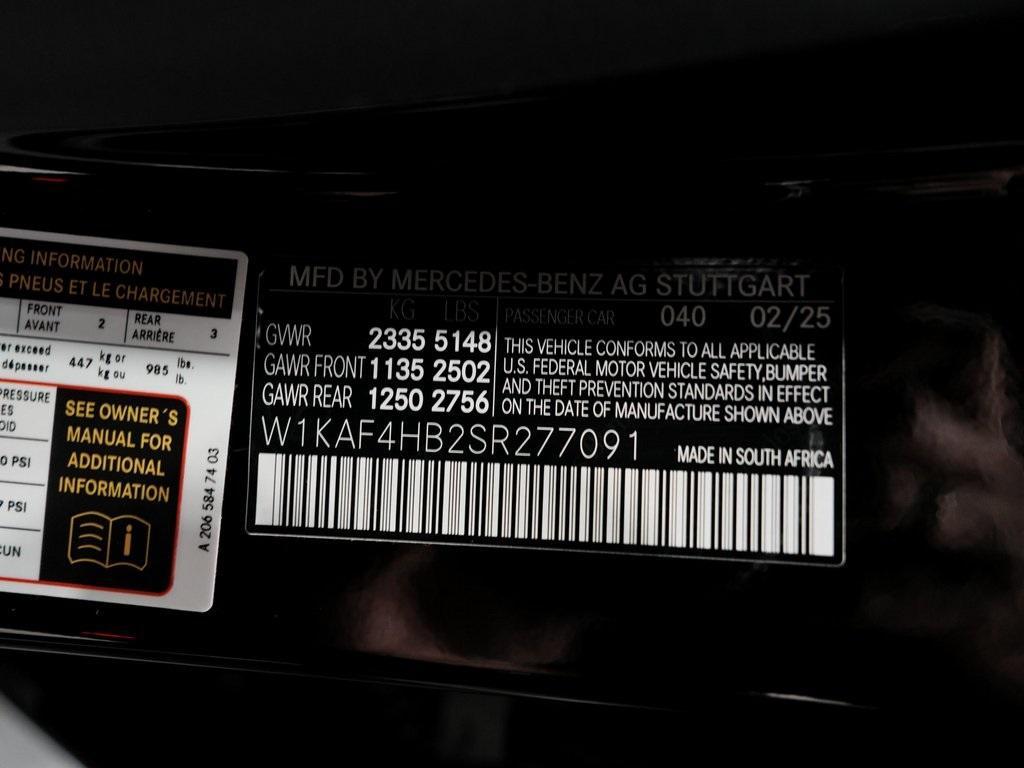 used 2025 Mercedes-Benz C-Class car, priced at $38,740