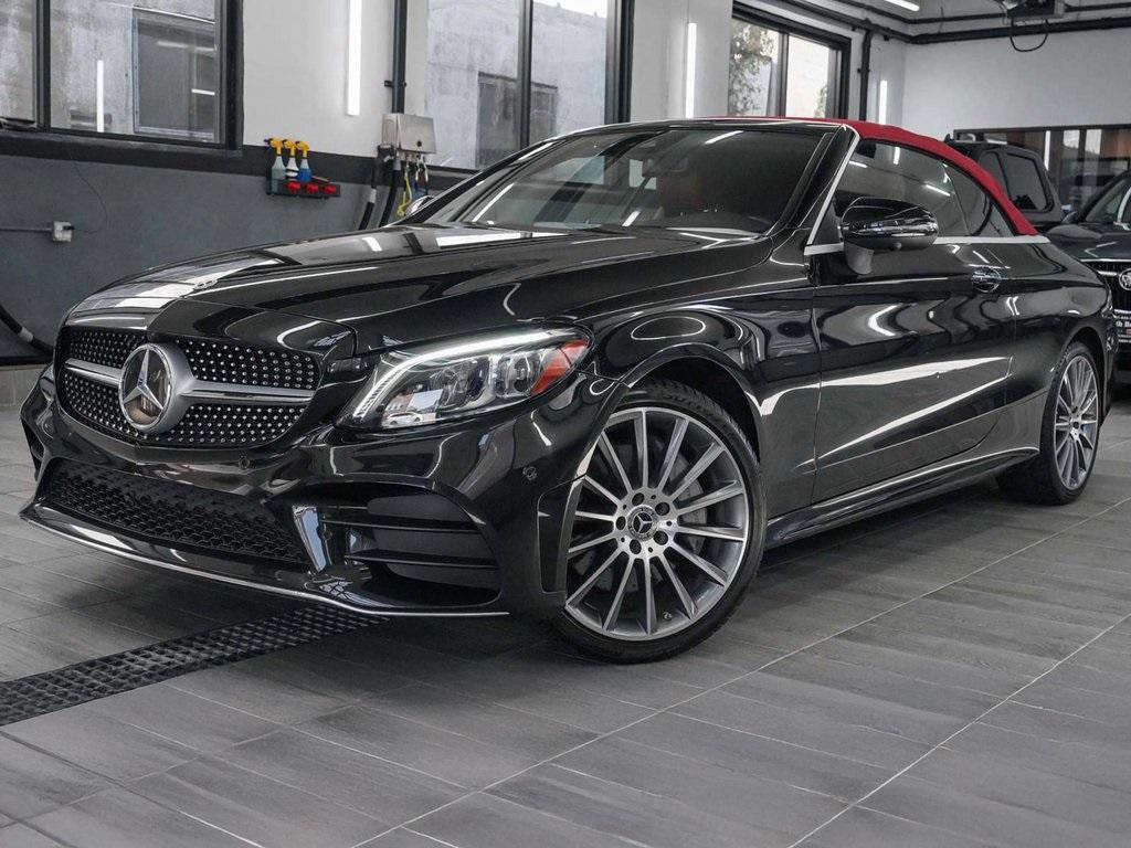 used 2022 Mercedes-Benz C-Class car, priced at $38,990