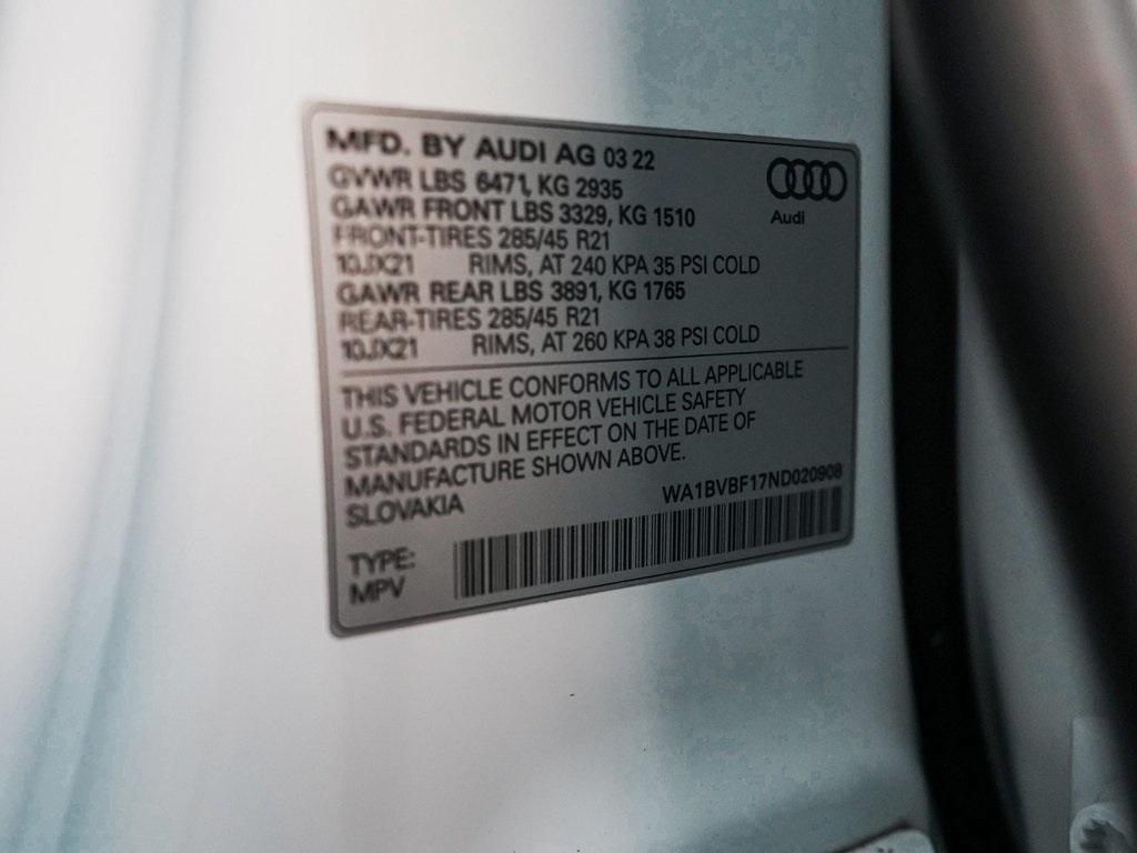 used 2022 Audi Q8 car, priced at $46,890