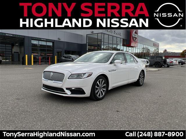 used 2018 Lincoln Continental car, priced at $18,685