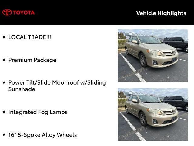 used 2013 Toyota Corolla car, priced at $9,999