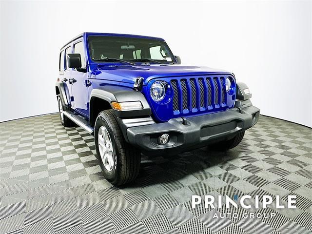 used 2020 Jeep Wrangler Unlimited car, priced at $29,642