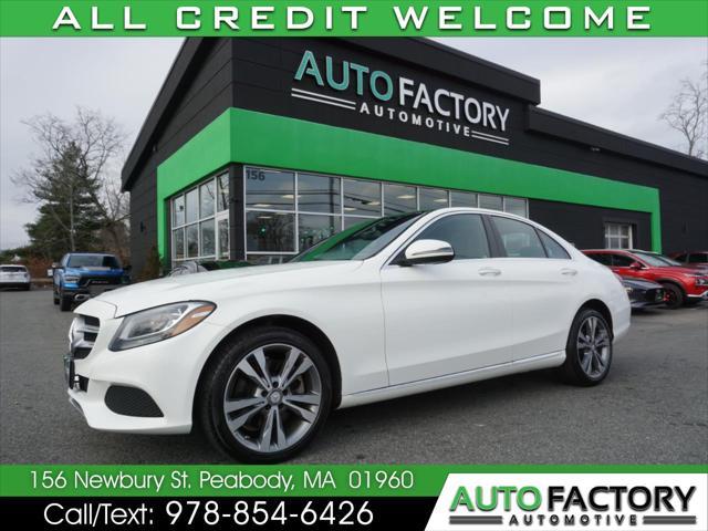 used 2018 Mercedes-Benz C-Class car, priced at $18,990